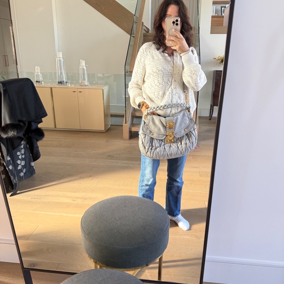 Miu Miu Nappa Matelasse Coffer Hobo Juta - Picture 11 of 11